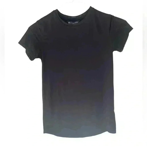 Athleta Black Mesh Short Sleeve Tee Shirt
Athleisure Yoga Running sz XXS - Picture 1 of 6
